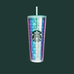 Starbucks Iridescent Geometric Scales Tumbler
